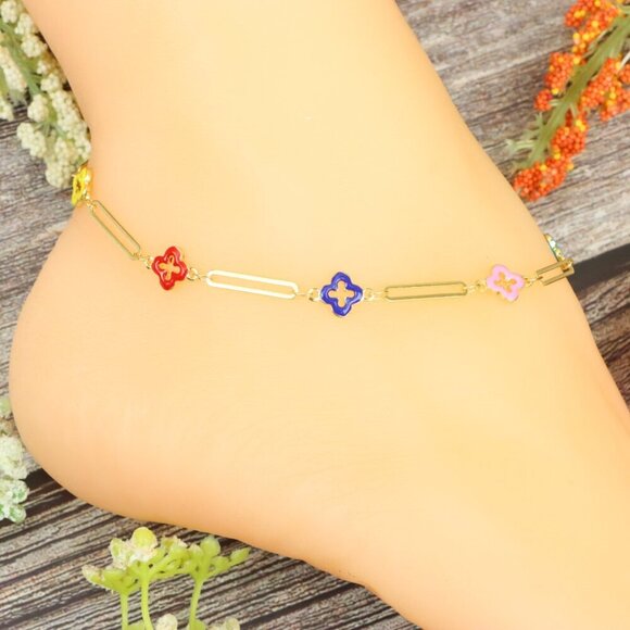 "Elegant Handmade Anklet – Delicate Jewelry for Women, MAR091466 - Picture 7 of 10